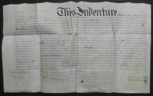 19th Century Deed for Property in the Manayunk Section of Philadelphia