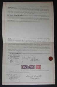 Religion: Indenture Signed by Cardinal Dougherty
